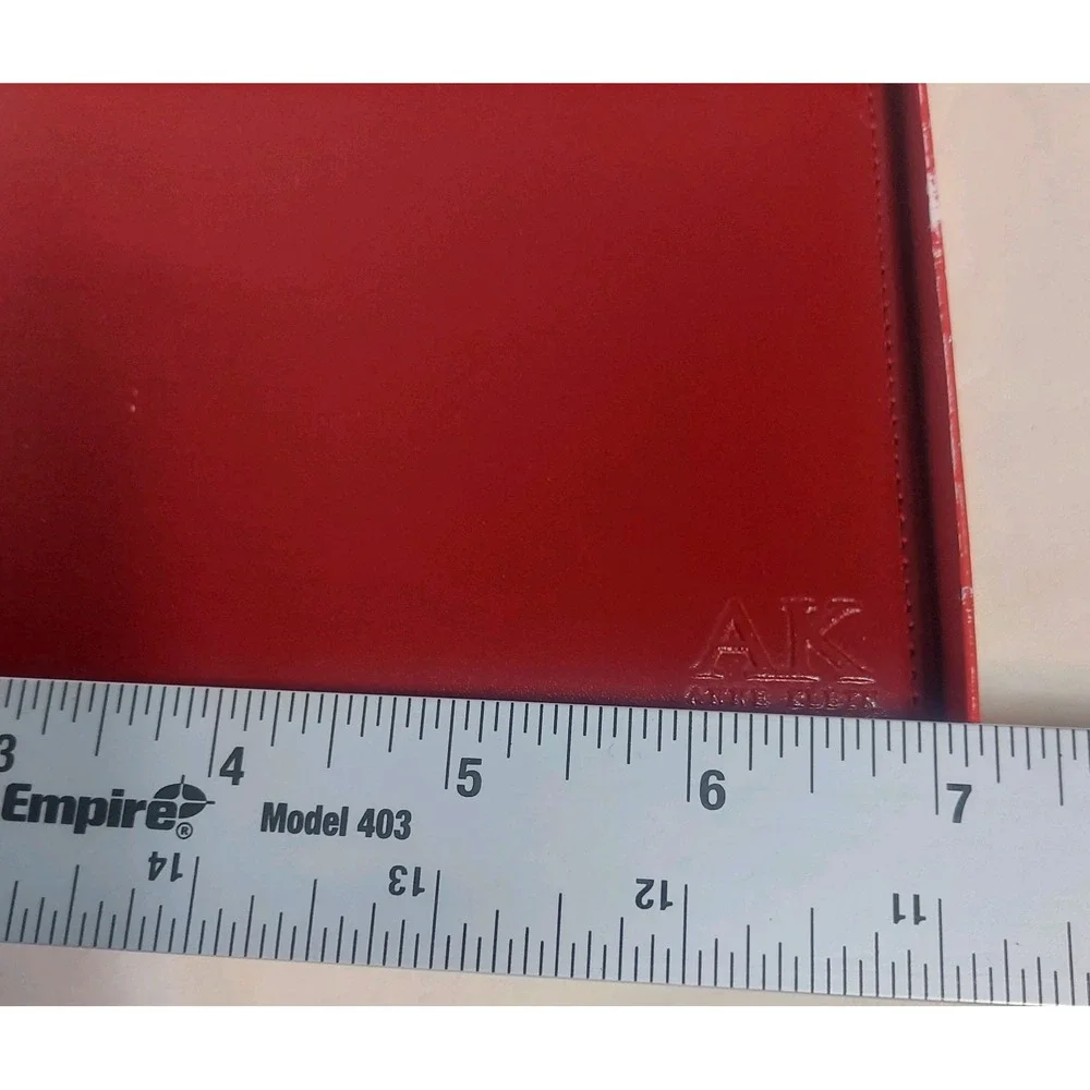 ANNE KLEIN RED/WINE Color Photo Book NWT‎